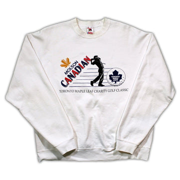 Vintage RARE Molson x Maple Leaf Golf Classic Crewneck | Rebalance Vintage.