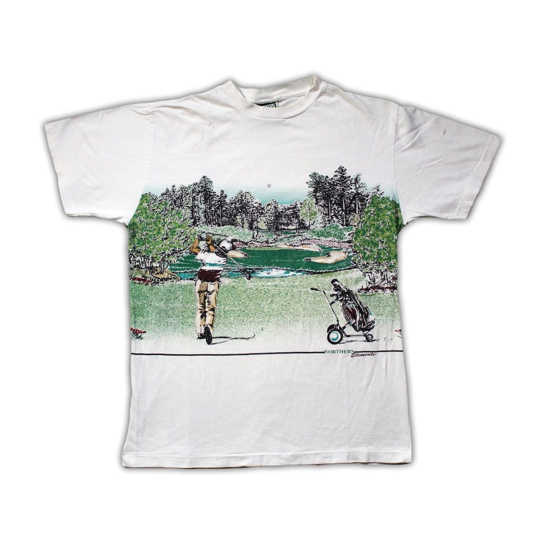 Vintage Northern Elements All Over Golf Tee | Rebalance Vintage.