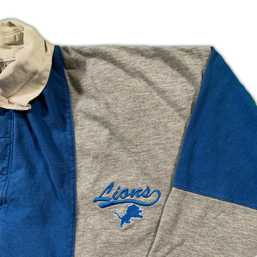 Vintage 90s Detroit Lions Rugby Long Sleeve | Rebalance Vintage.