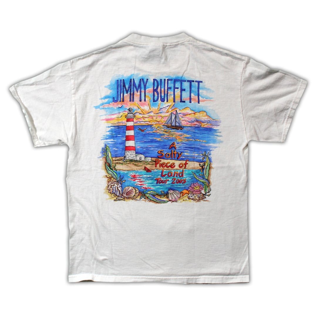Vintage ’05 Jimmy Buffet Salty Piece of Land Tour Tee | Rebalance Vintage.