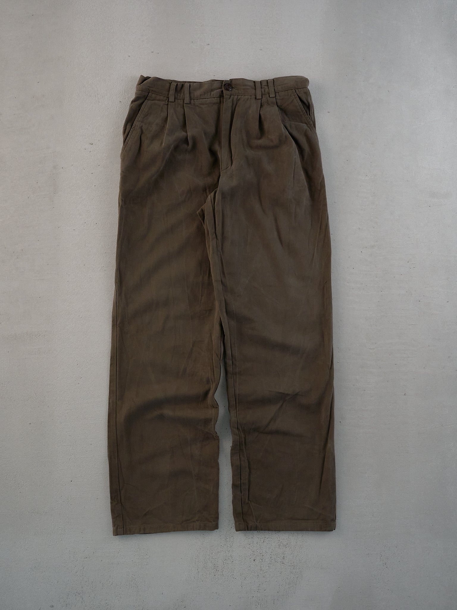 Vintage 90s Dark Brown Holt Renfrew Trousers (32x31)