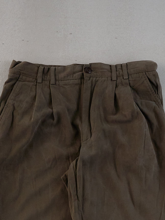 Vintage 90s Dark Brown Holt Renfrew Trousers (32x31)