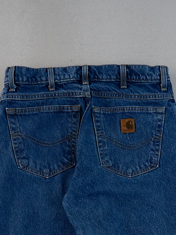 Vintage 90s Blue Carhartt Denim Jeans (29x32)