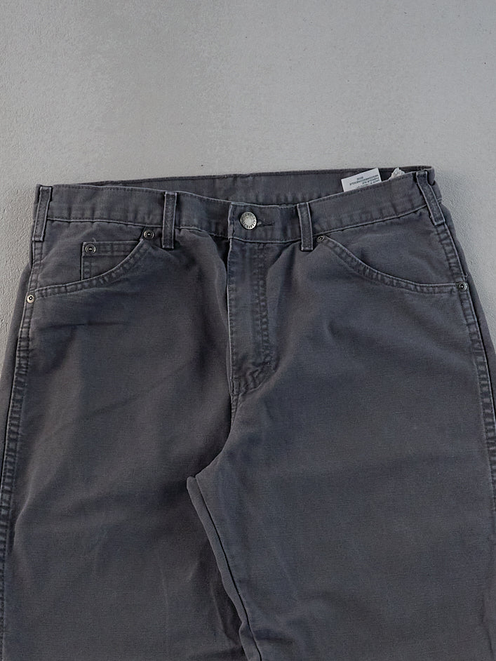 Vintage 90s Grey Dickies Carpenter Pants (32x32)
