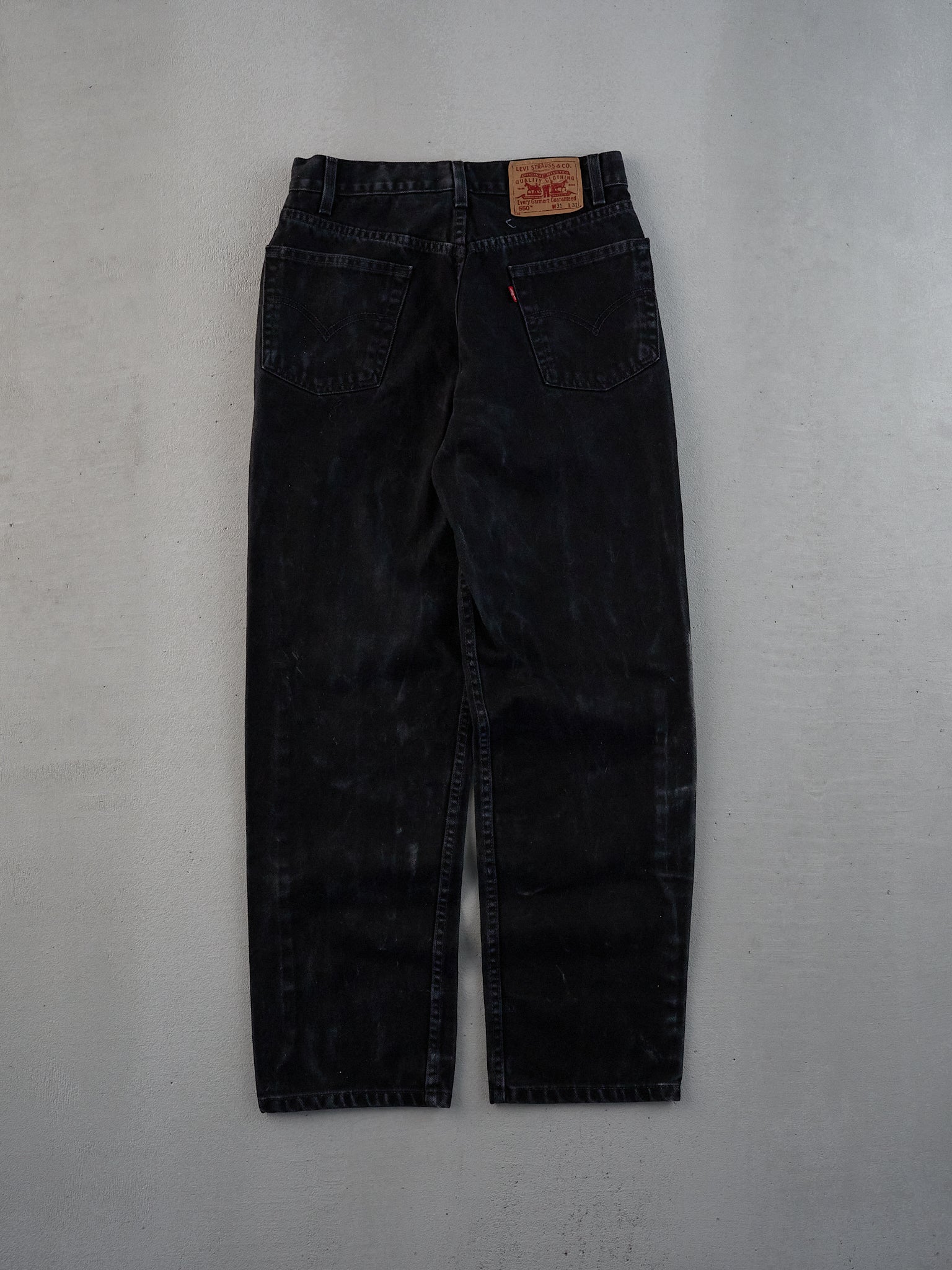 Vintage 90s Black Levi's 550 Denim Jeans (28x31)