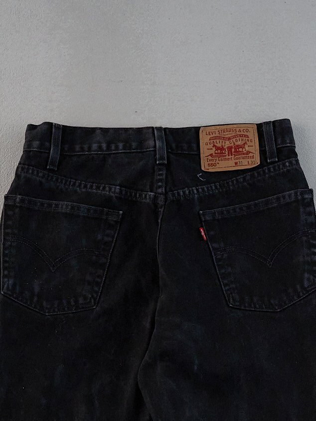 Vintage 90s Black Levi's 550 Denim Jeans (28x31)