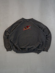 Vintage 90s Grey Montoya Formula Racing Embroidery Graphic Crewneck (XL)