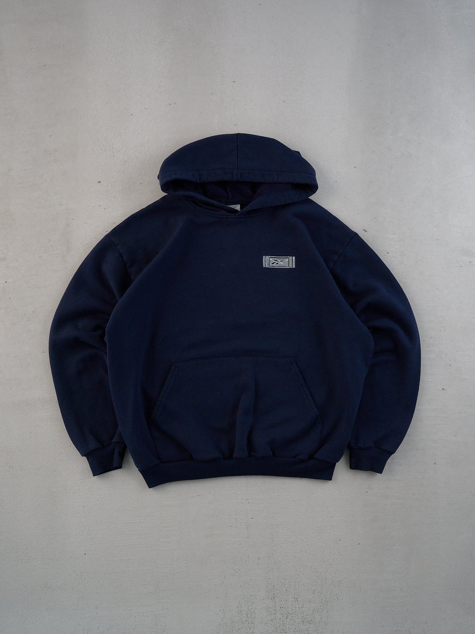 Vintage 90s Navy Blue Reebok Hoodie (L)