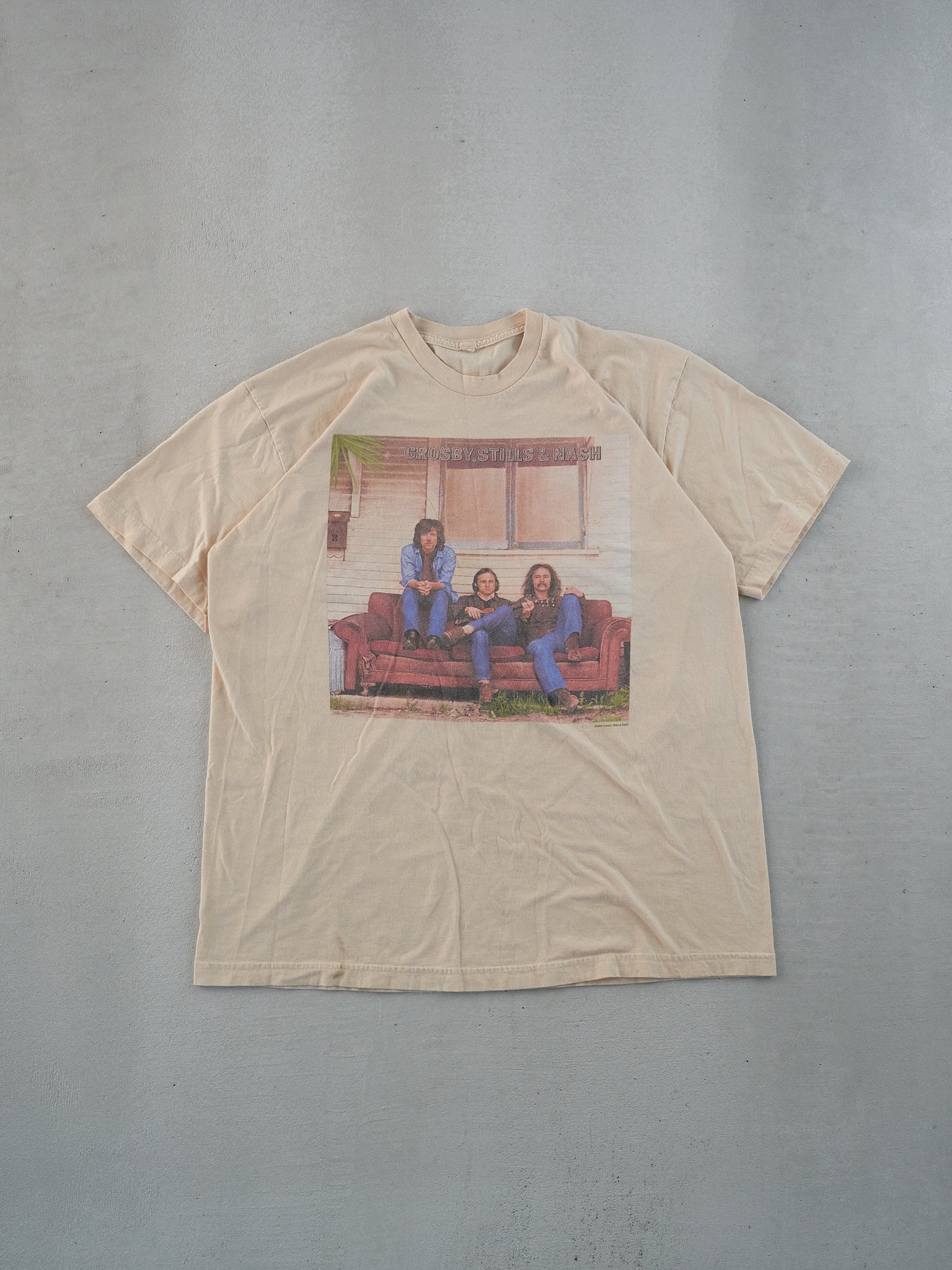 Vintage 02' Cream Crosby, Stills & Nash Graphic Tee (M)