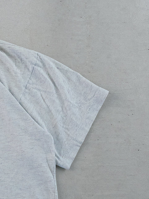 Vintage '90 Grey Labatts Blue Beer Boxy Graphic Tee (M)