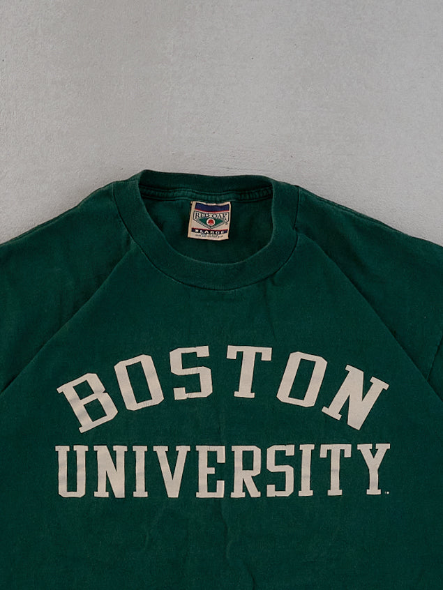 Vintage Pine Green Boston University Tee (M)