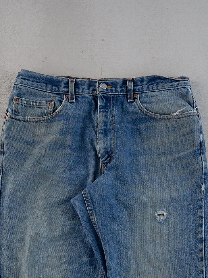 Vintage 90s Blue Levi's 550 Denim Jeans (33x32)