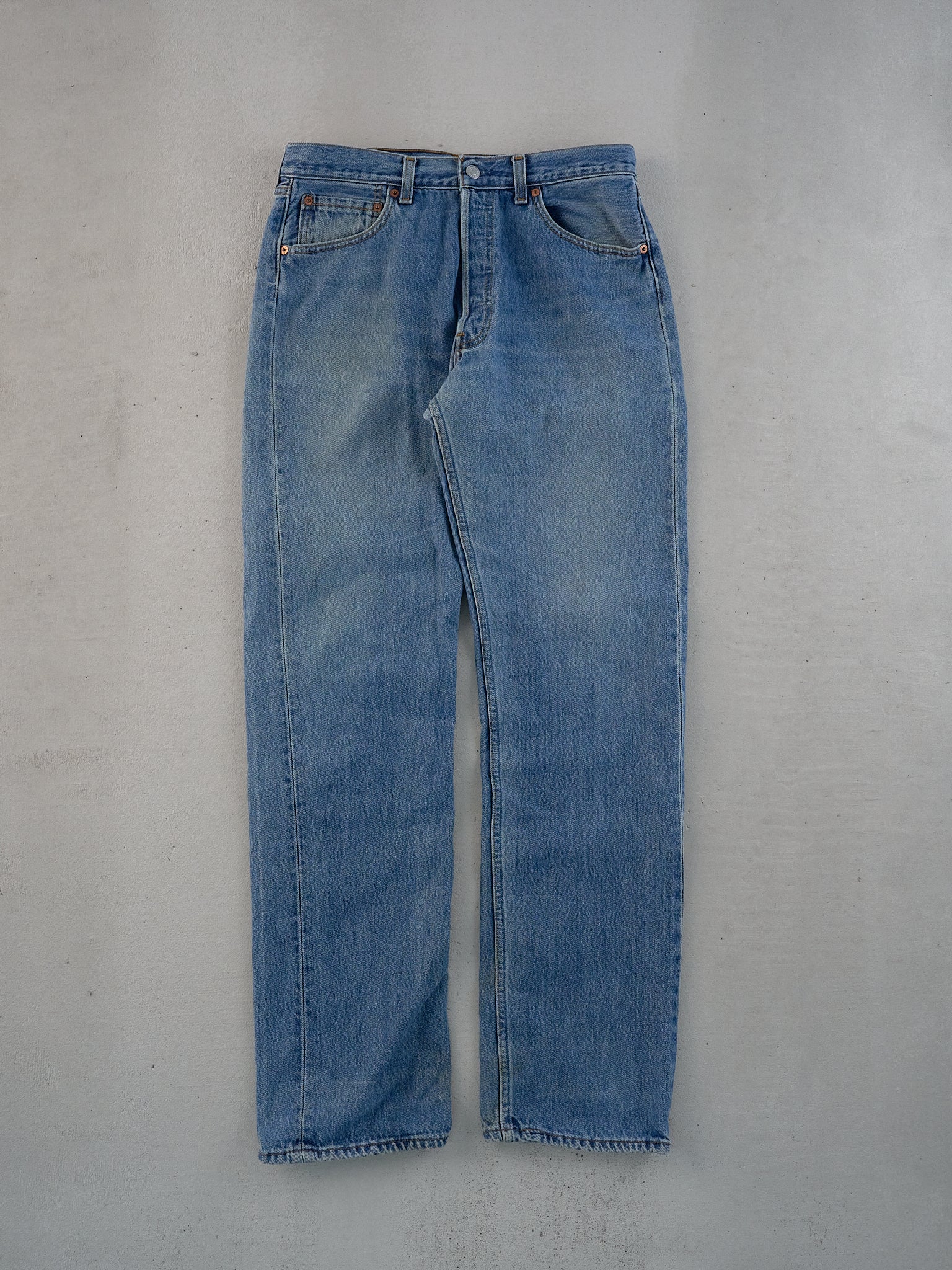 Vintage 90s Blue Levi's 501 Denim Jeans (30x34)