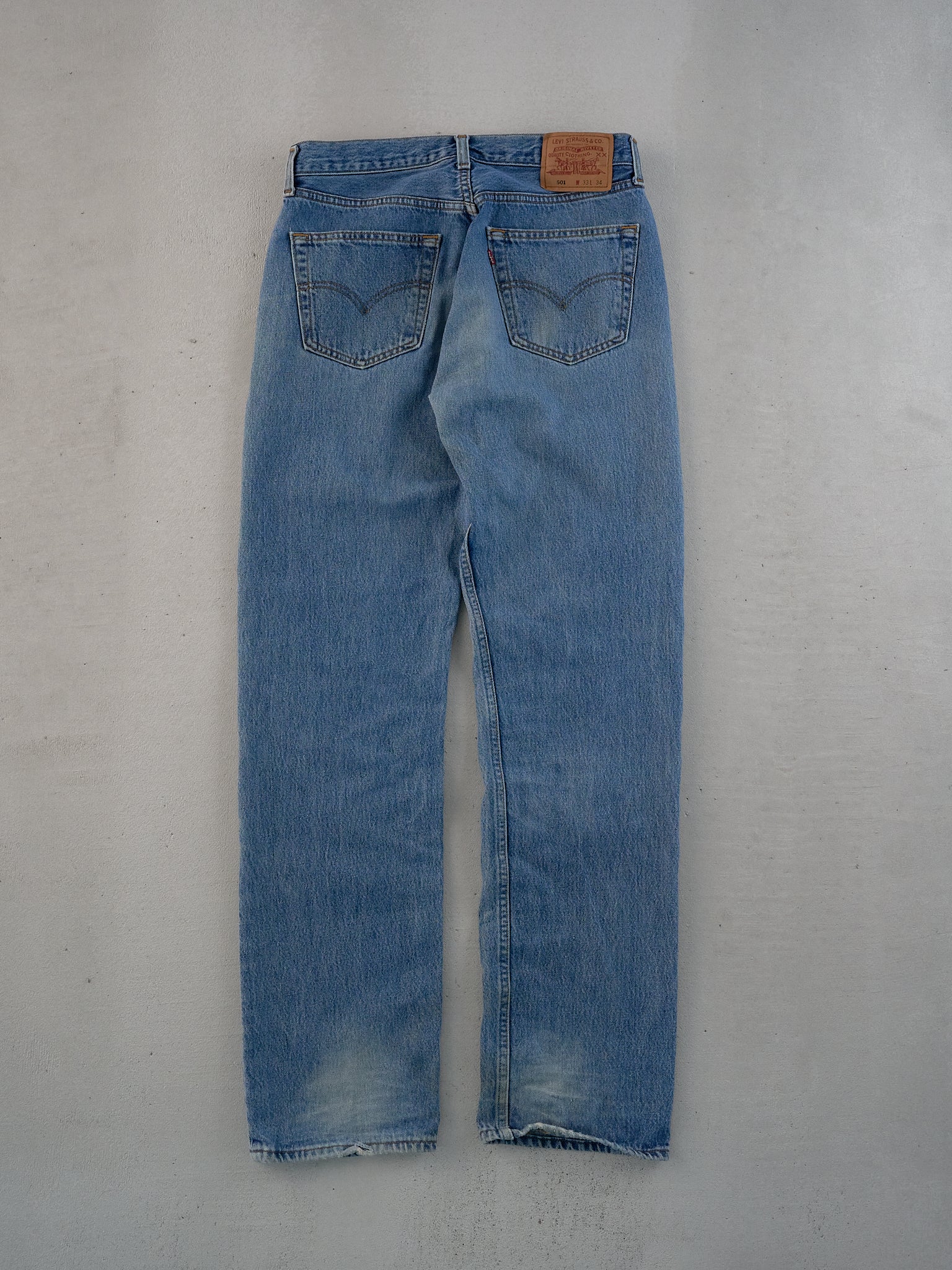 Vintage 90s Blue Levi's 501 Denim Jeans (30x34)