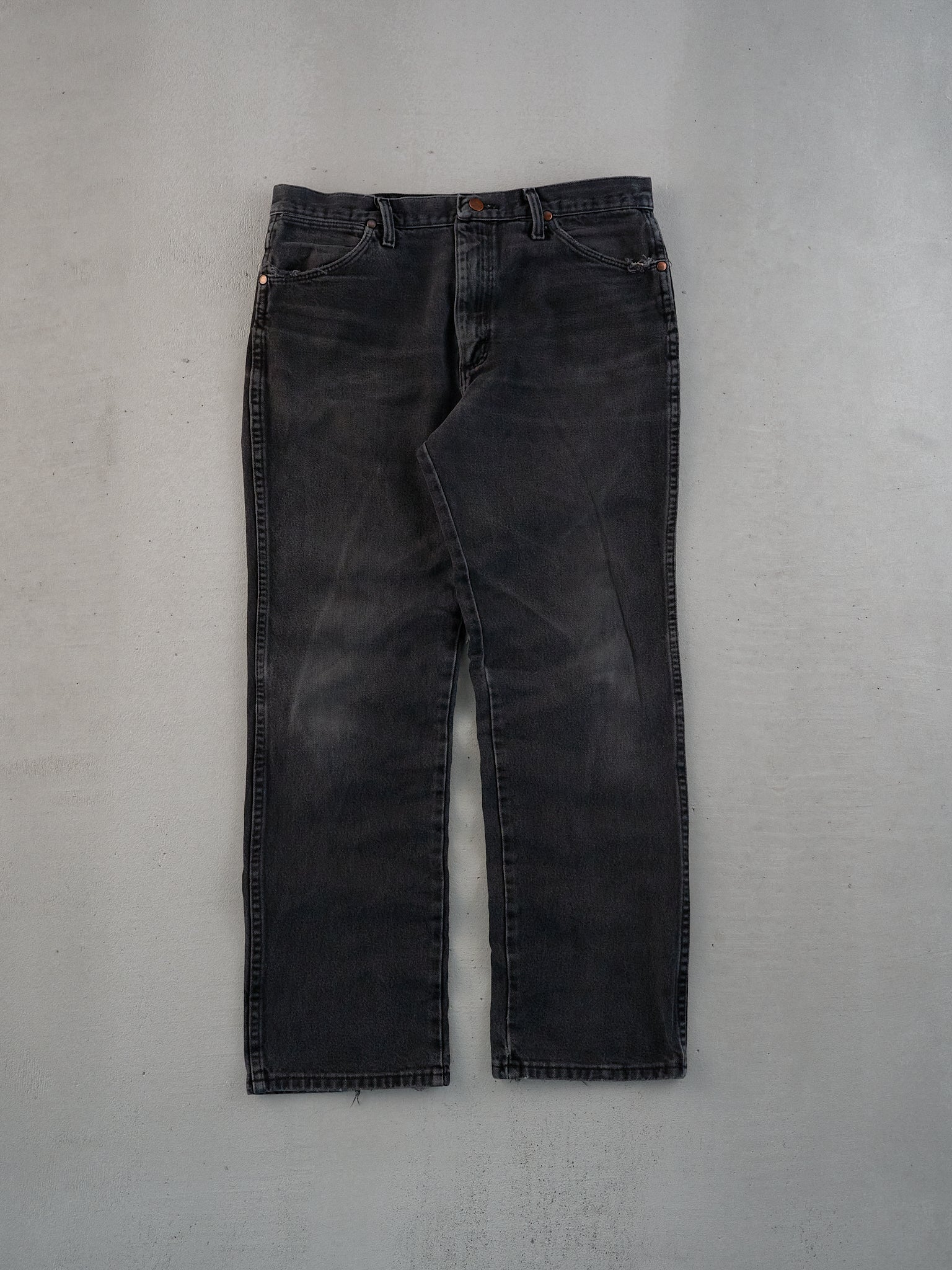 Vintage 90s Black Wrangler Denim Jeans (34x30)