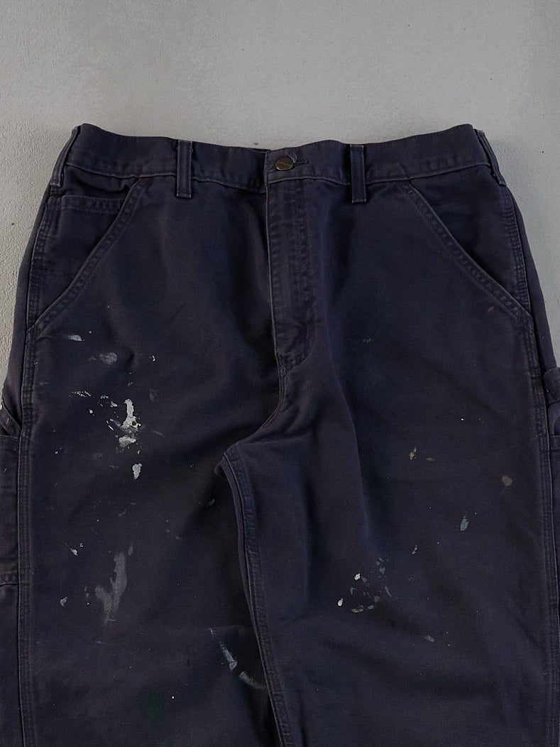Vintage 90s Grey Carhartt Dungeree Carpenter Pants (32x34)