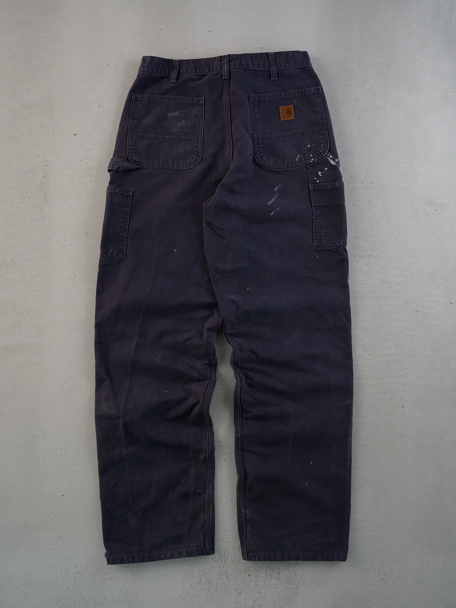Vintage 90s Grey Carhartt Dungeree Carpenter Pants (32x34)