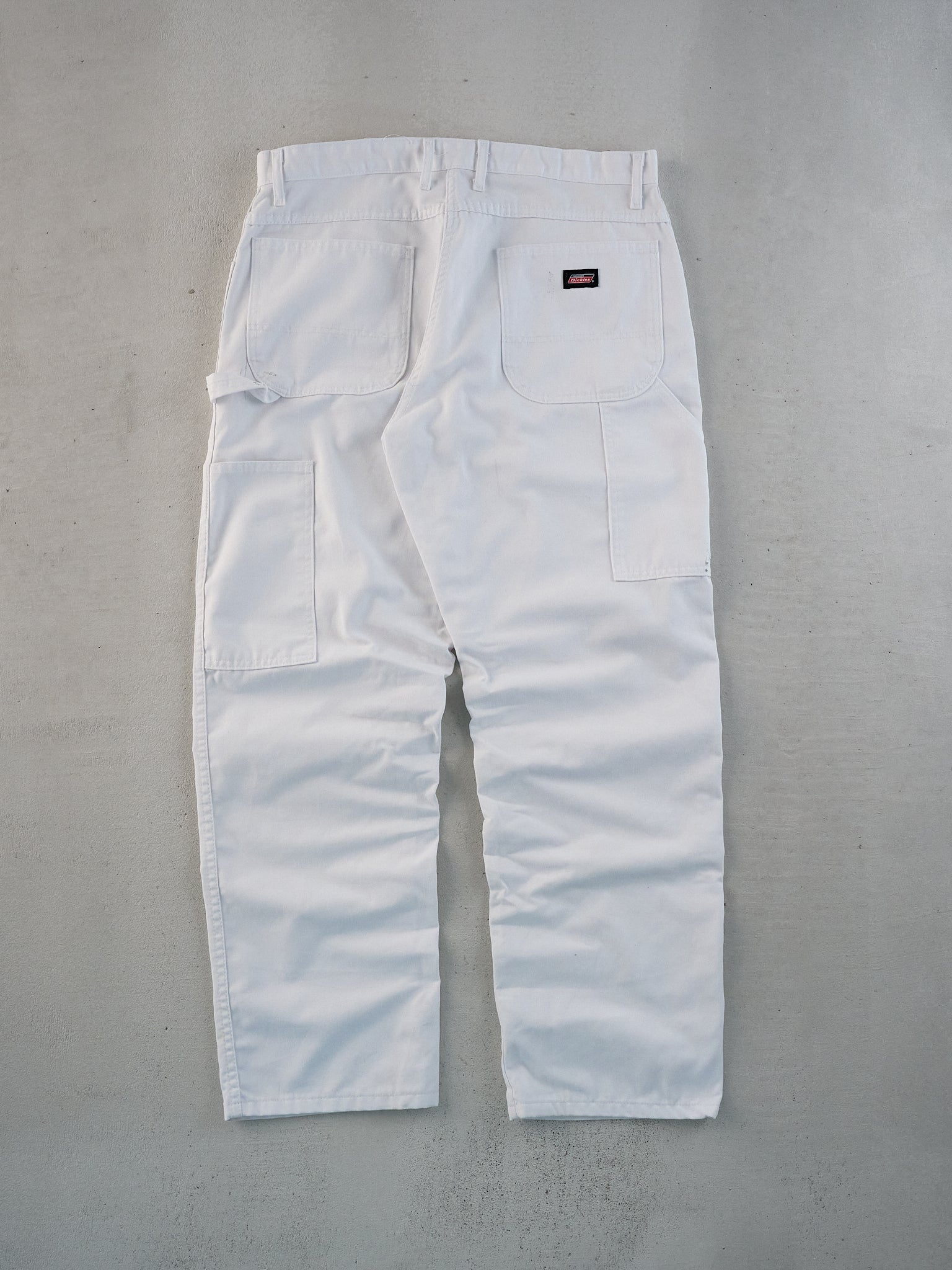 Vintage 90s White Dickies Carpenter Pants (36x32)