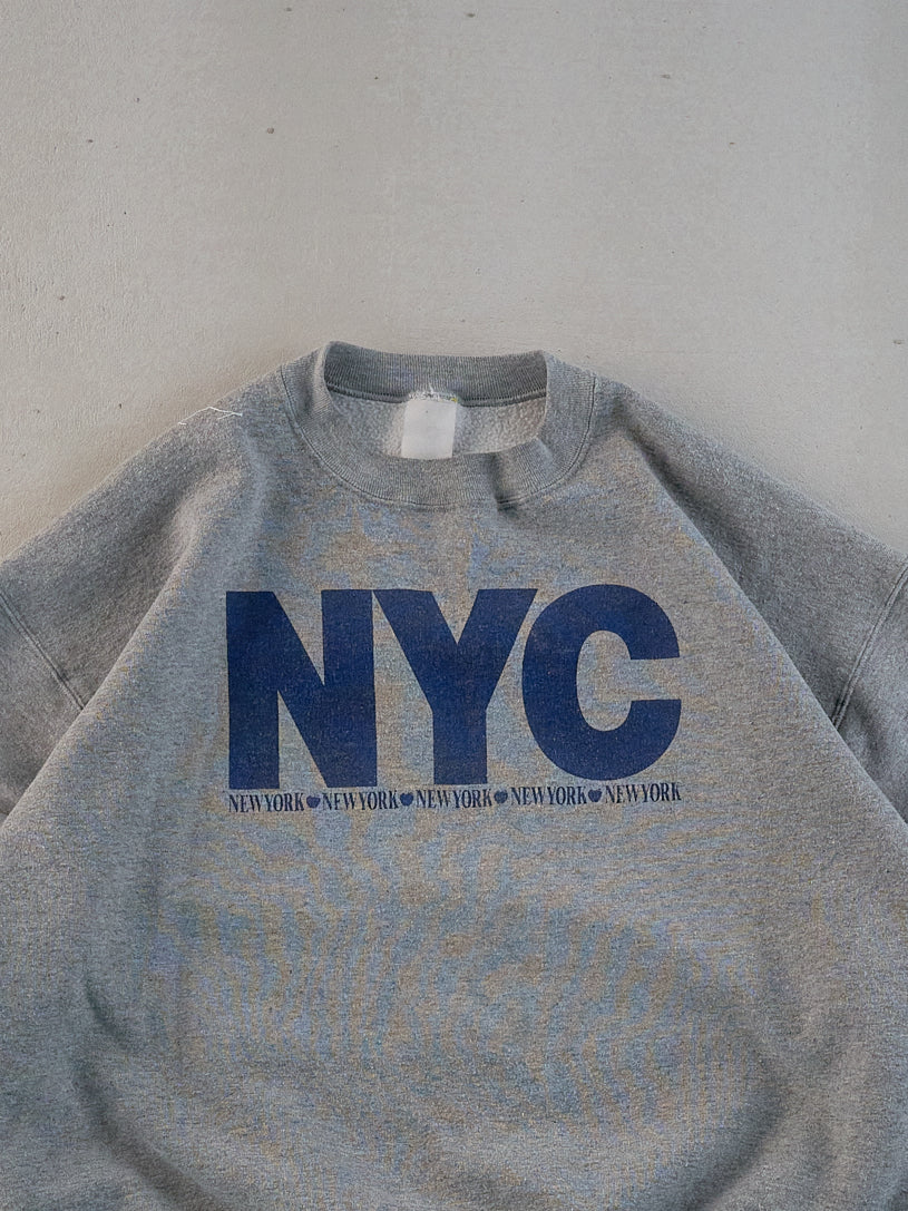 Vintage 90s Grey NYC Crewneck (L)
