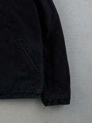 Vintage Y2K Washed Black Dickies Collared Workwear Jacket (XL)