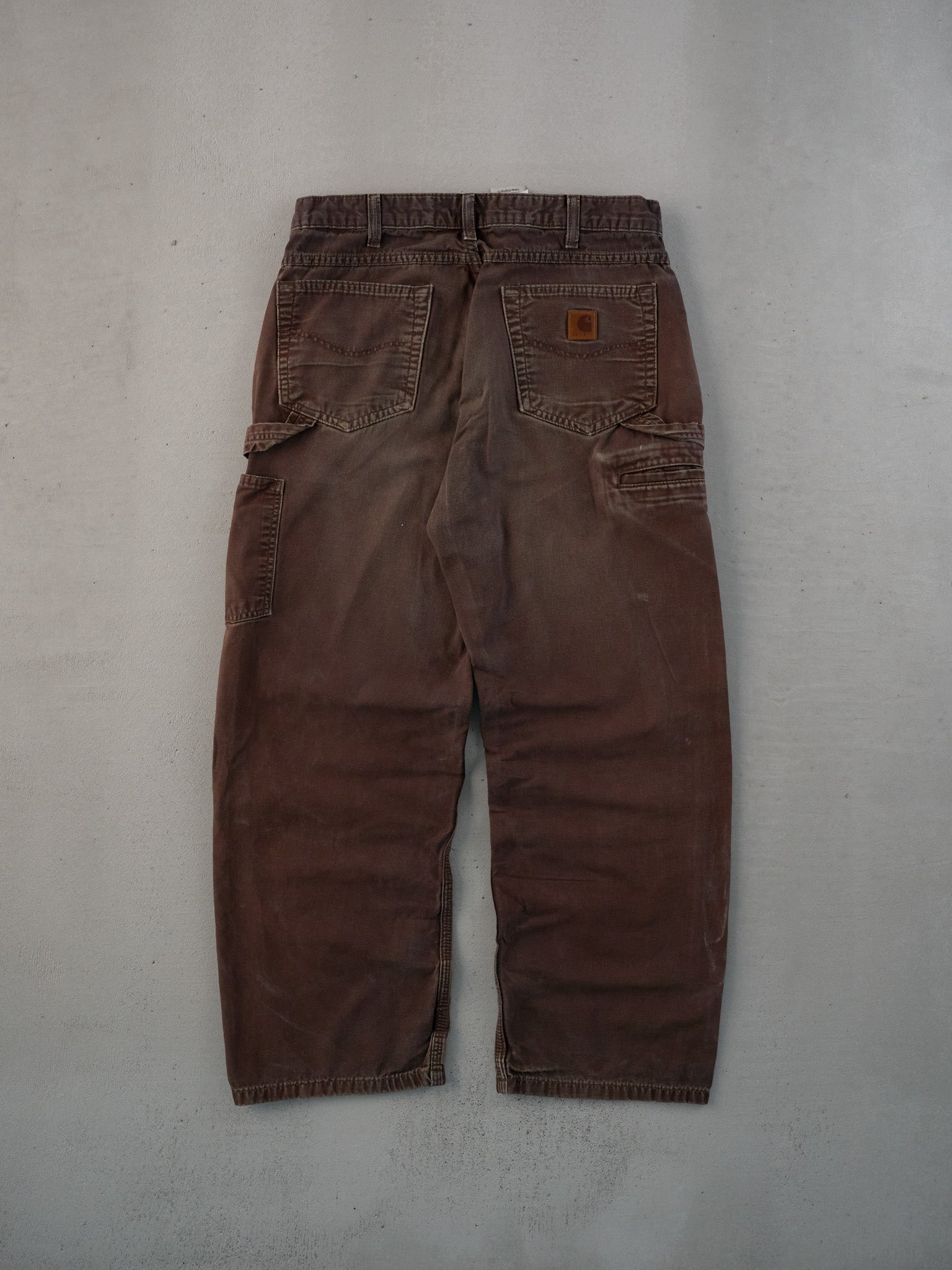 Vintage 90s Brown Carhartt Dungeree Carpenter Pants (32x28)