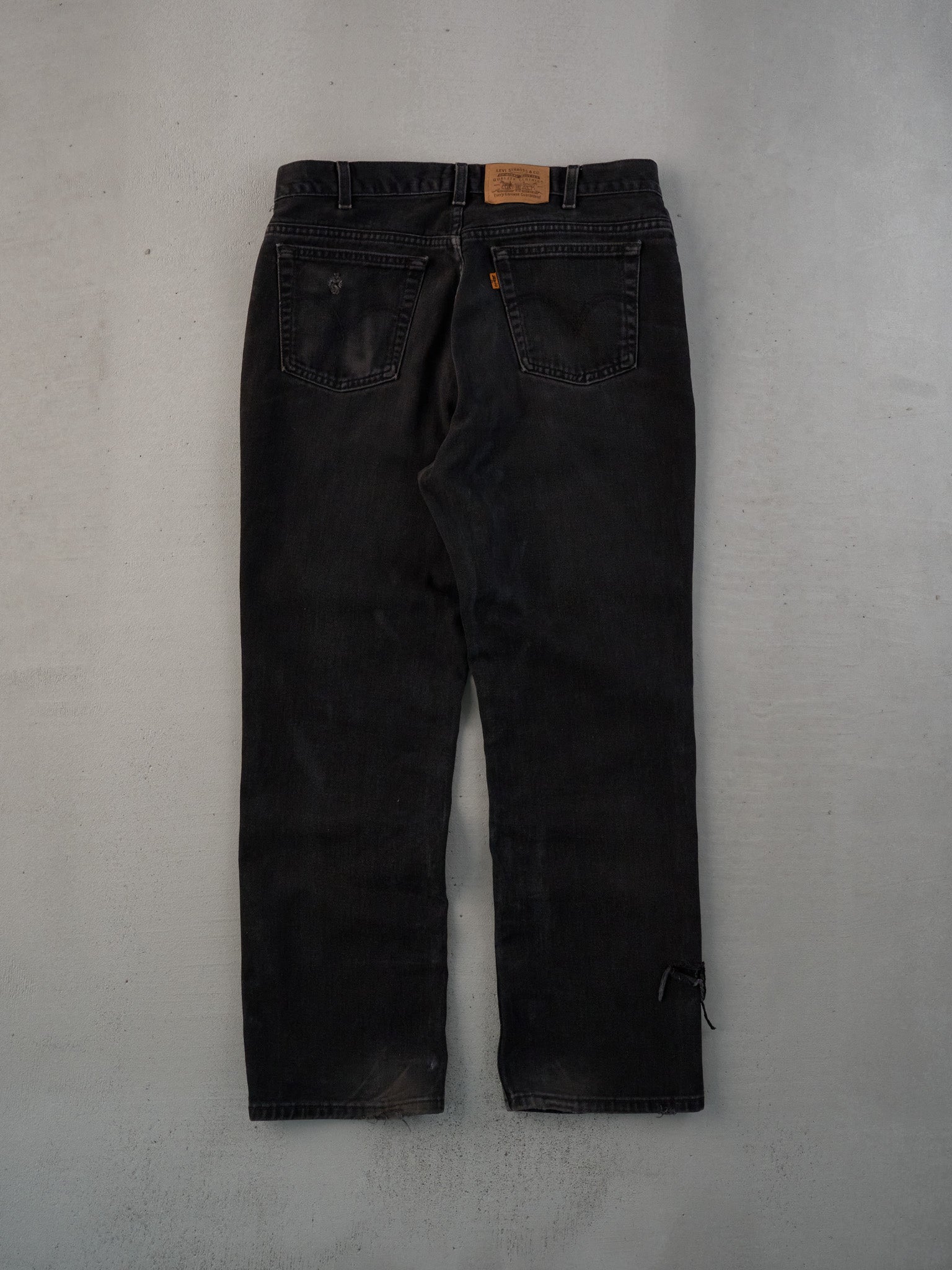 Vintage 70s Black Levi's 506 Denim Jeans (34x29)
