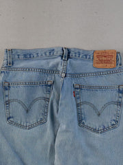 Vintage 90s Light Blue Levi's 505 Denim Jeans (30x31)