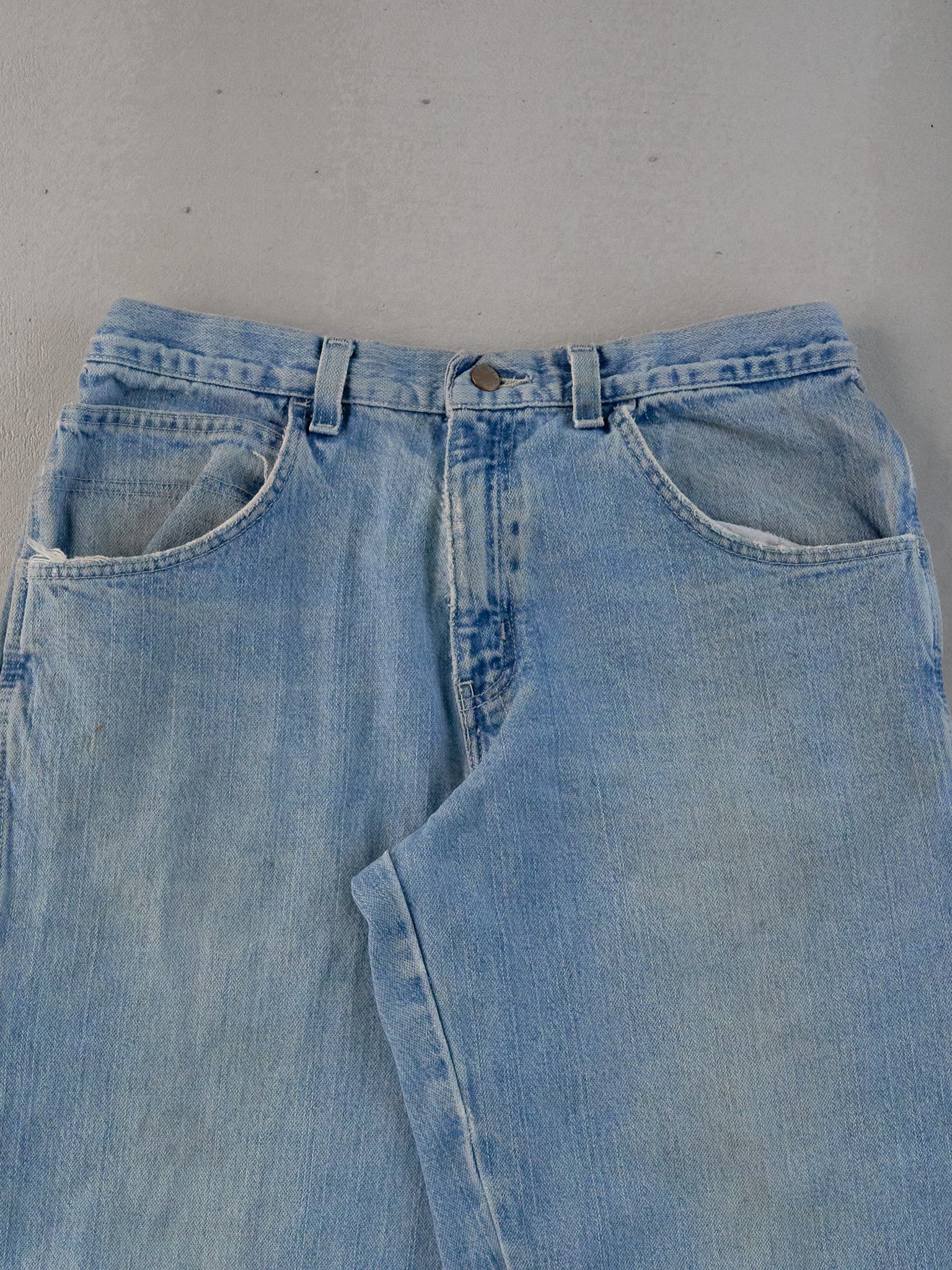 Vintage 90s Light Blue Workwear Carpenter Pants (32x32)