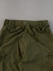 Vintage 90s Green Army Parachute Cargo Pants (30x31)