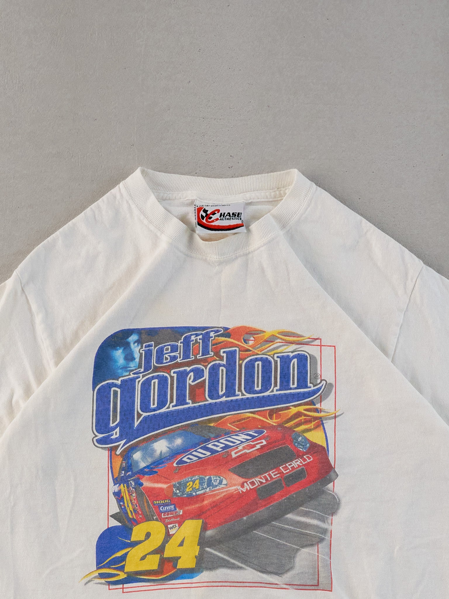 Vintage 04' White Jeff Gordon #24 Nascar Racing Graphic Tee (XS)