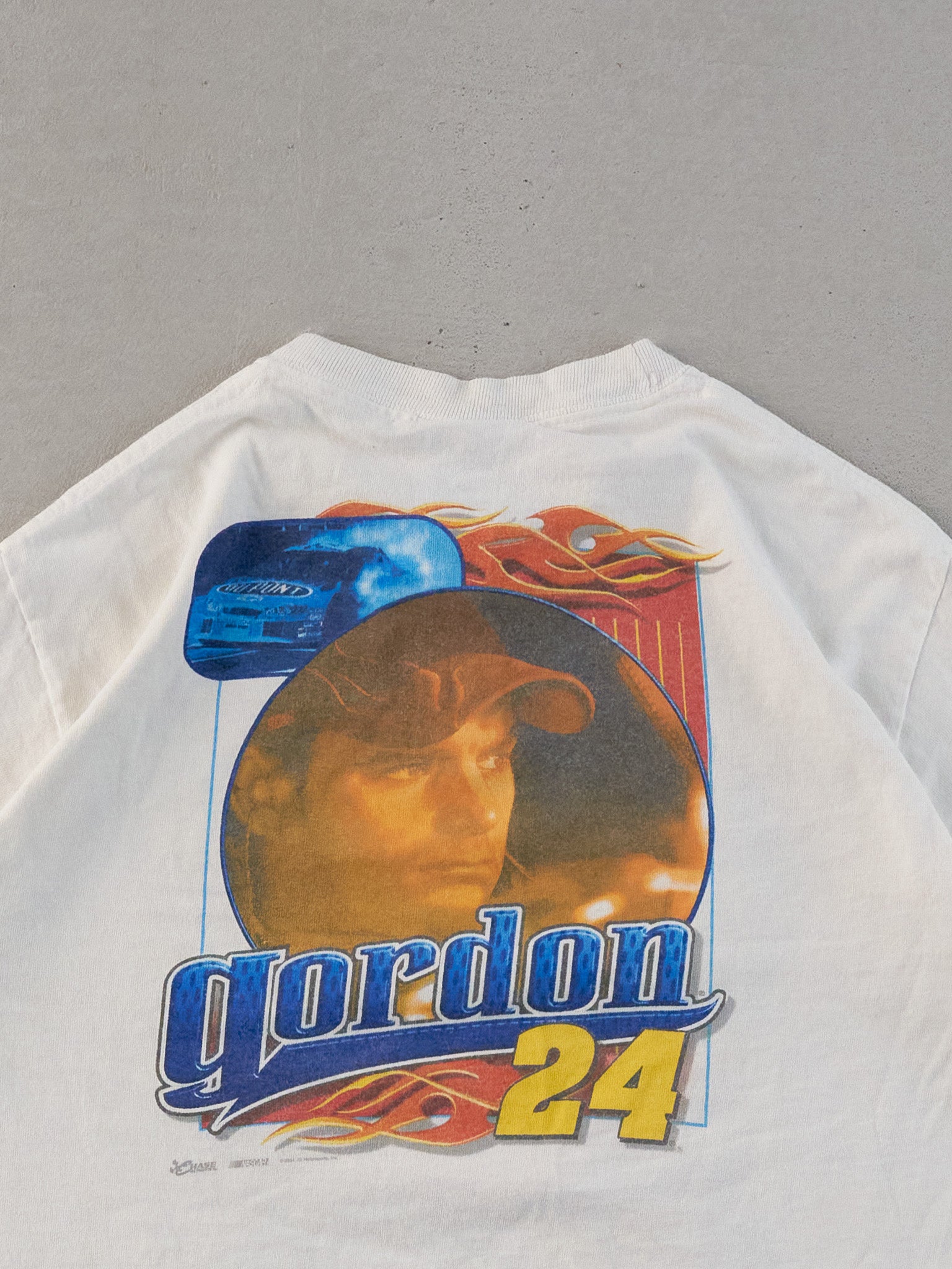 Vintage 04' White Jeff Gordon #24 Nascar Racing Graphic Tee (XS)