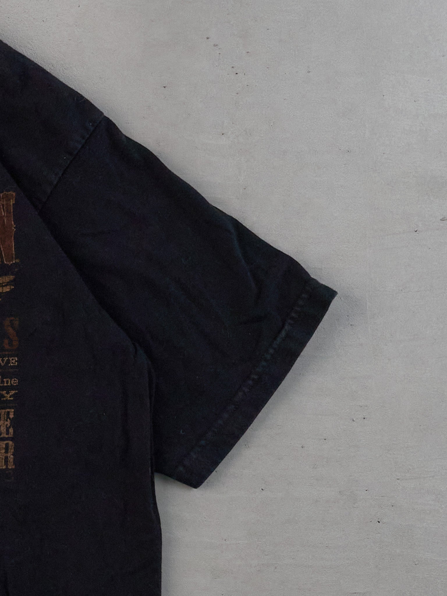 Vintage Y2k Black Harley Davidson Orlando Florida USA Graphic Tee (S)