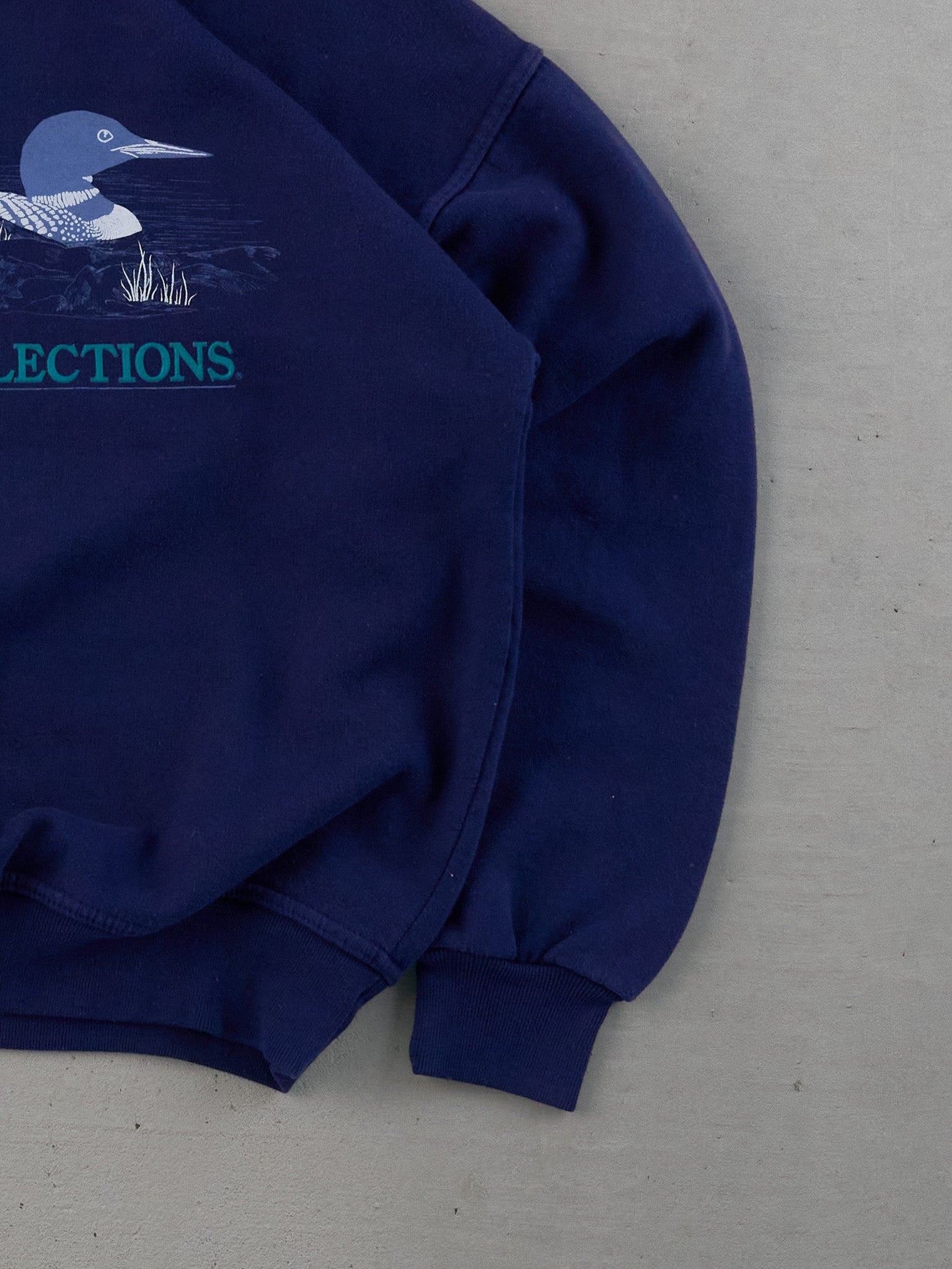 Vintage 90s Navy Blue Northern Reflections Graphic Crewneck (M)