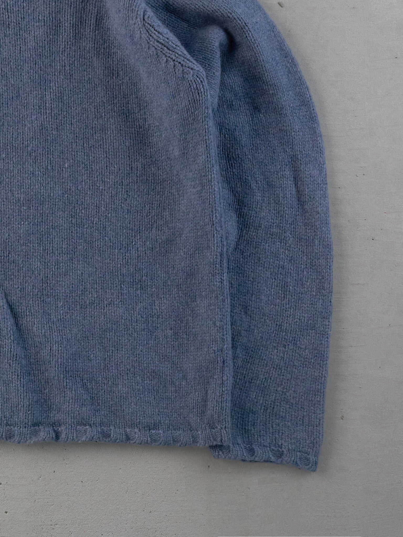 Vintage 90s Blue Grey Gap Knit Sweater (M)