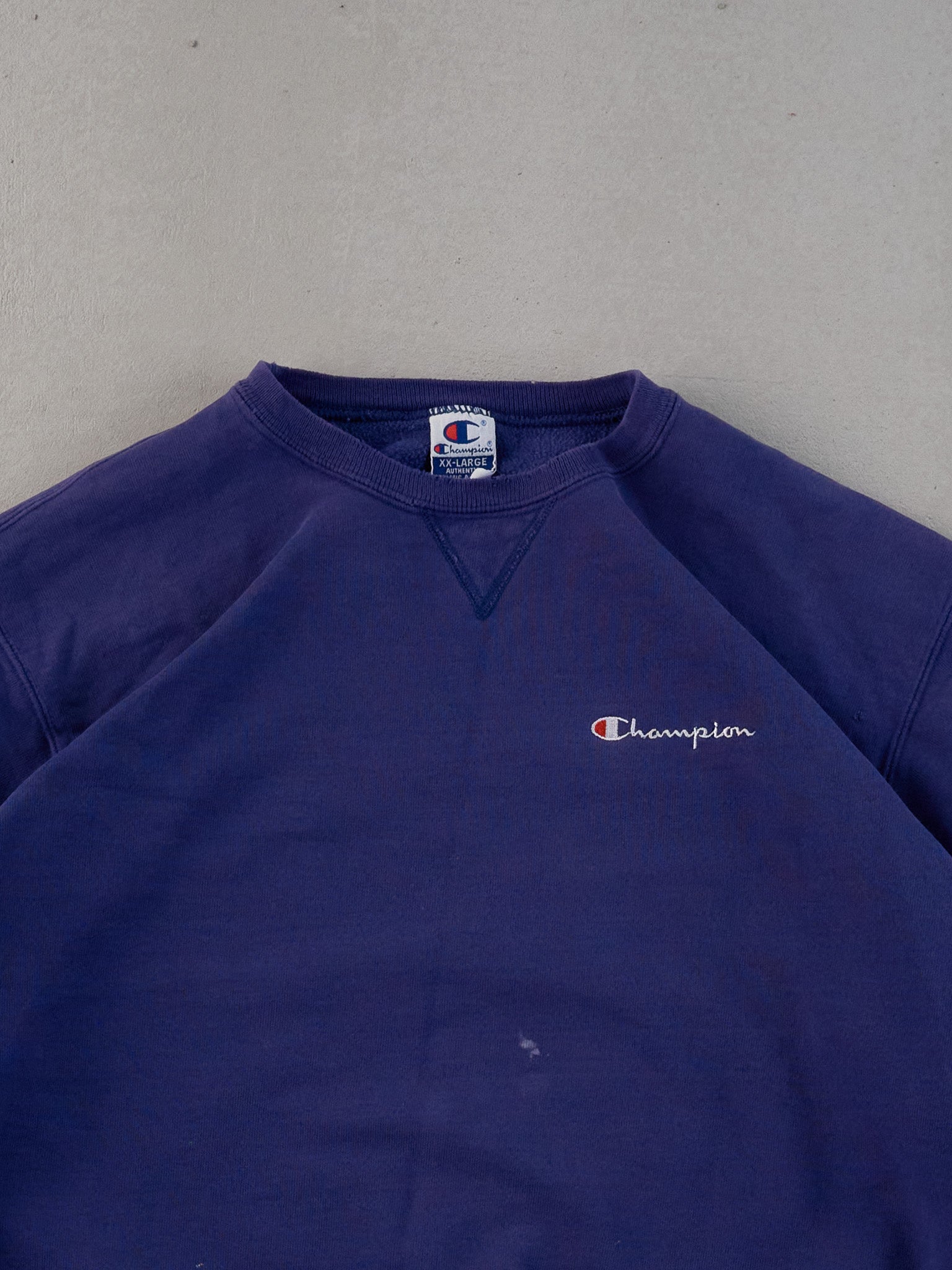 Vintage 90s Washed Violet Champion Crewneck (L)