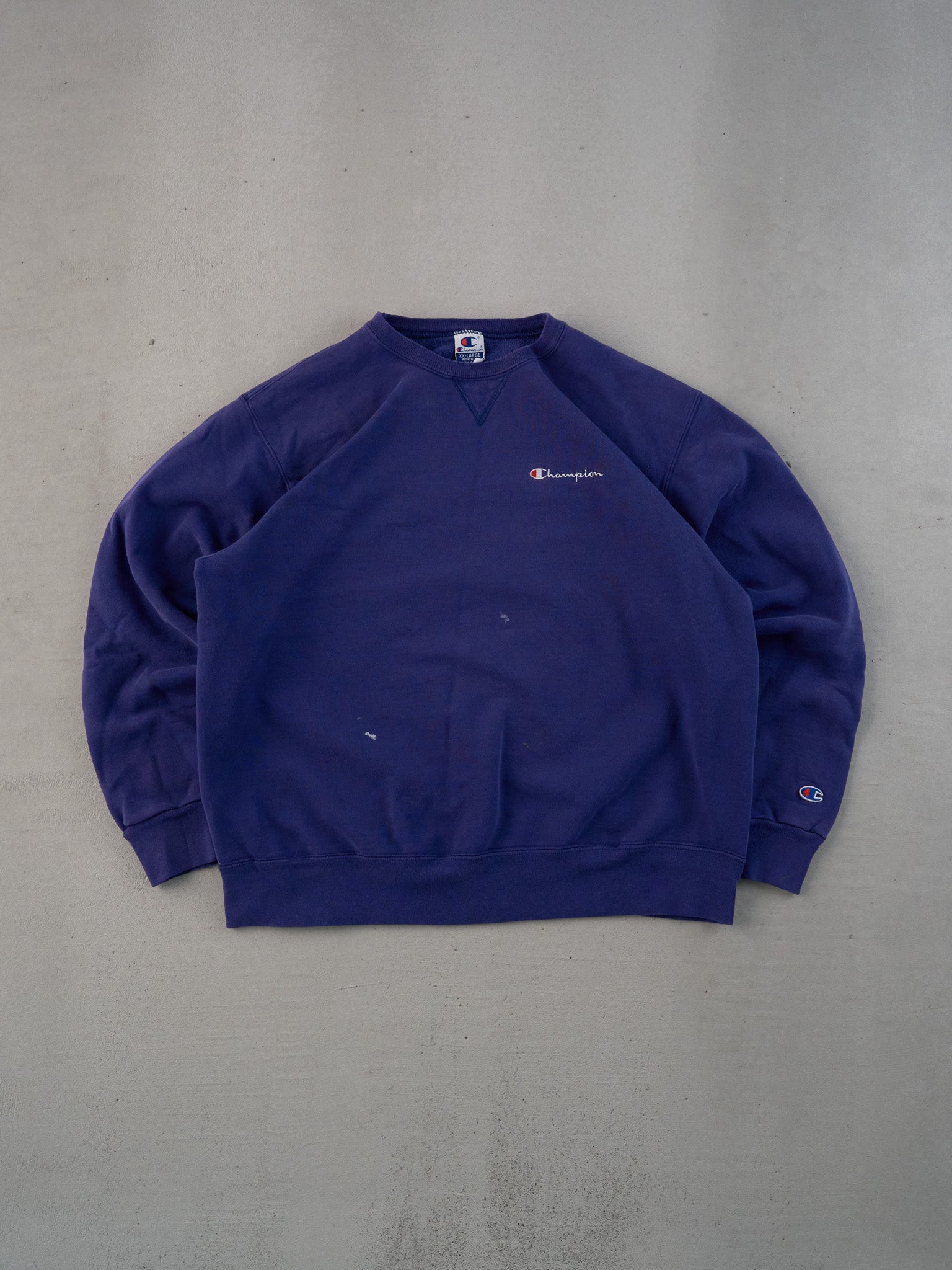Vintage 90s Washed Violet Champion Crewneck (L)