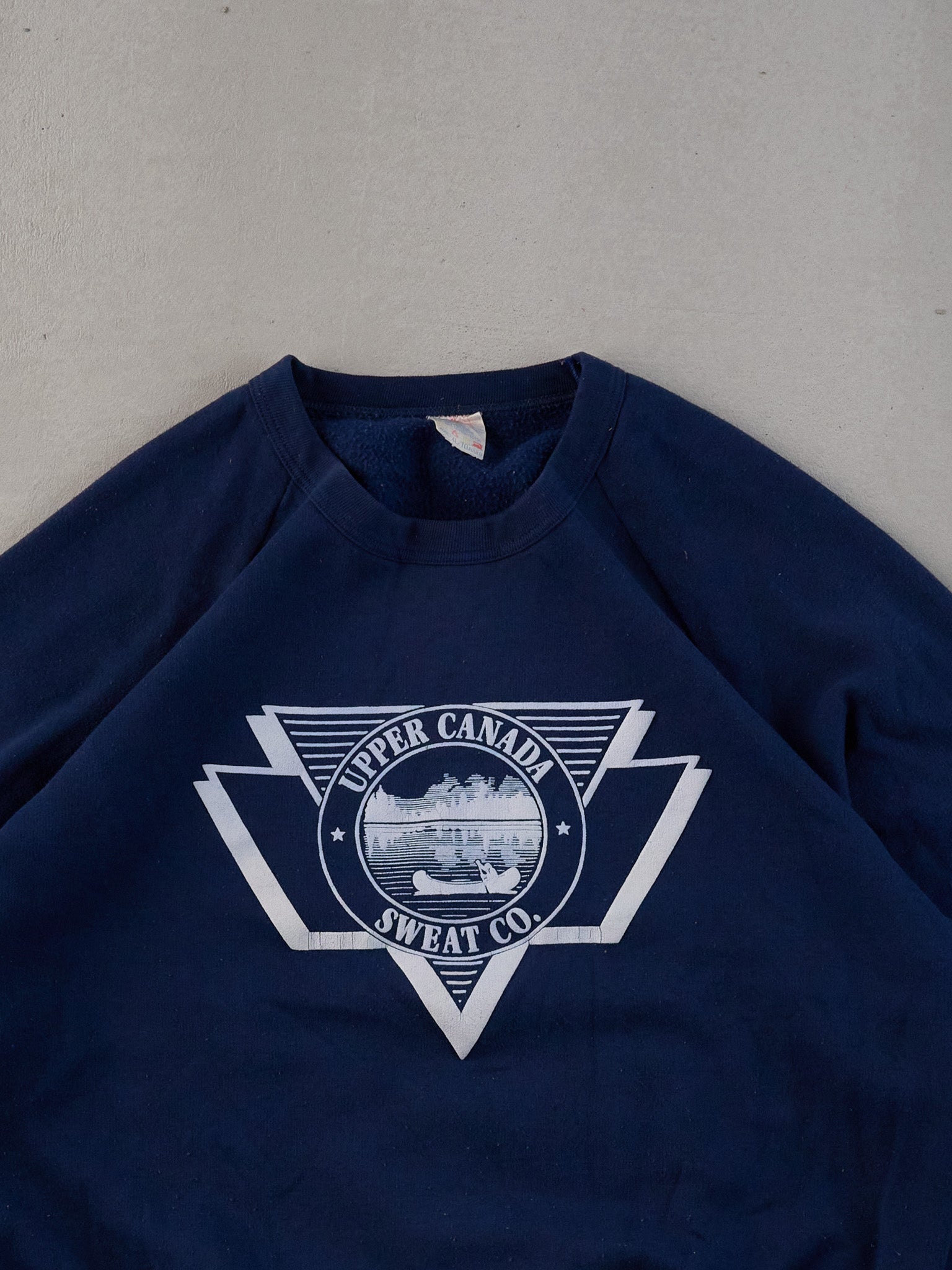 Vintage 90s Navy Blue Upper Canada Sweat Co Crewneck (M)