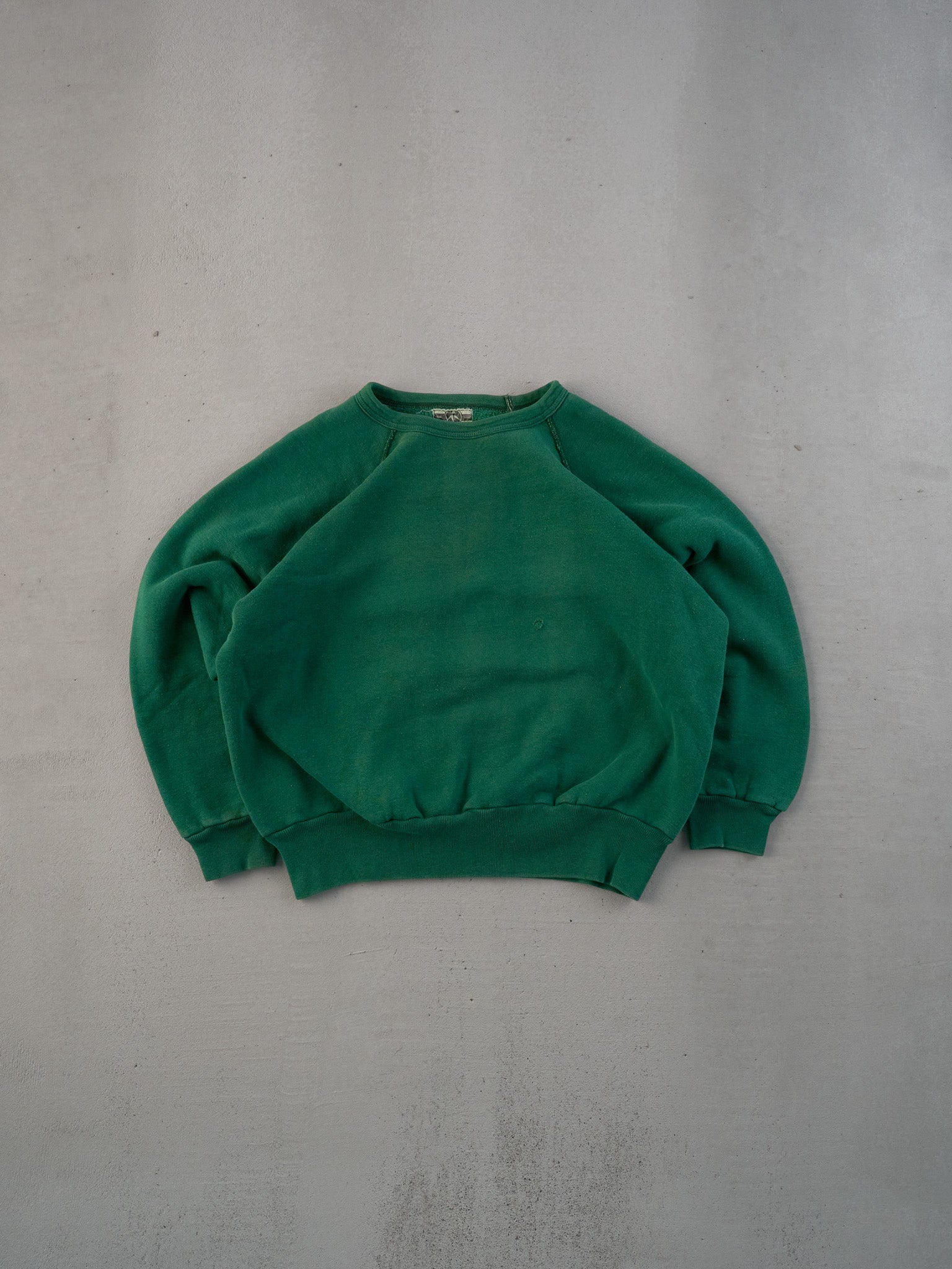 Vintage 80s Forest Green Blank Crewneck (M/L)
