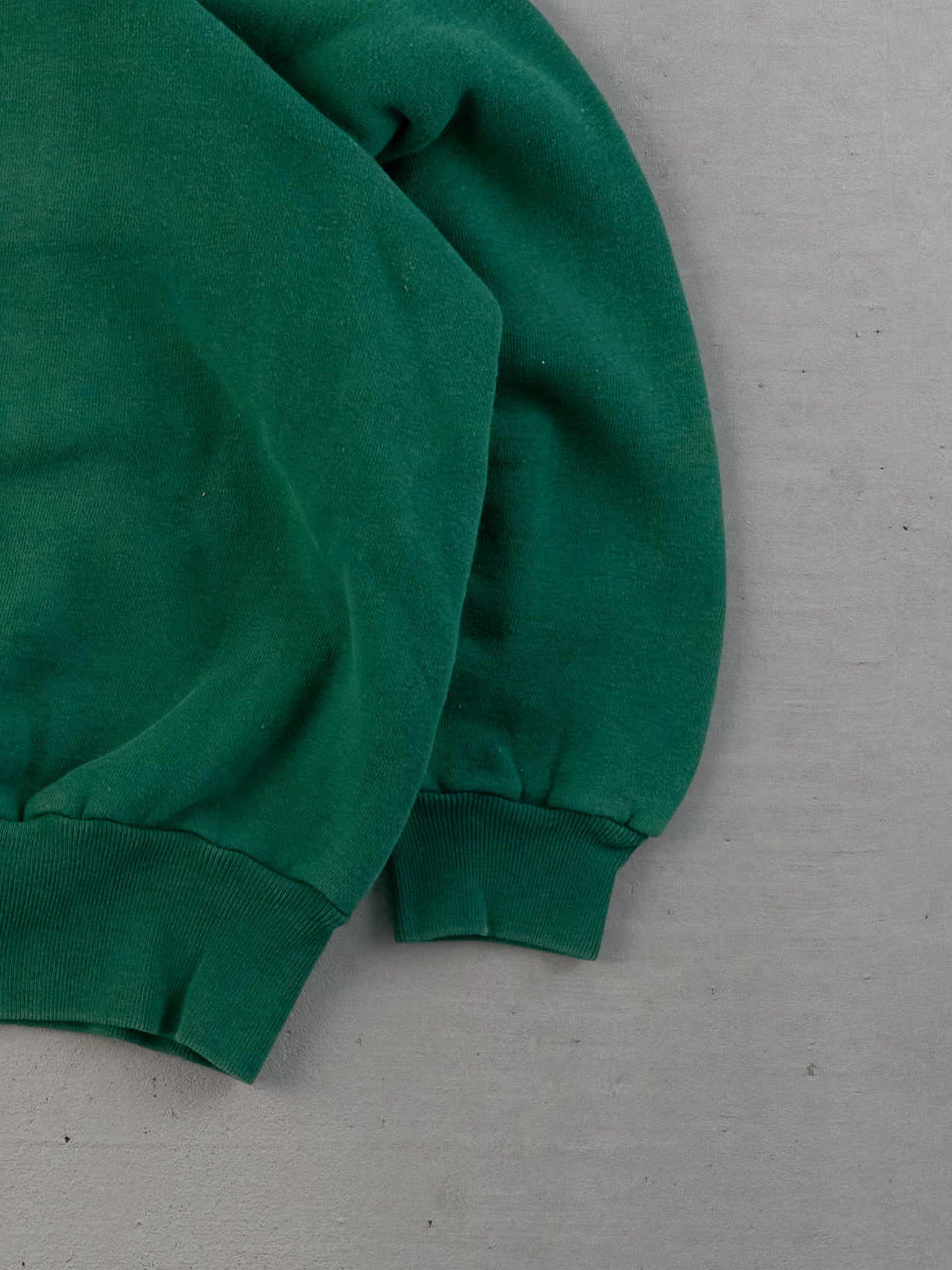 Vintage 80s Forest Green Blank Crewneck (M/L)