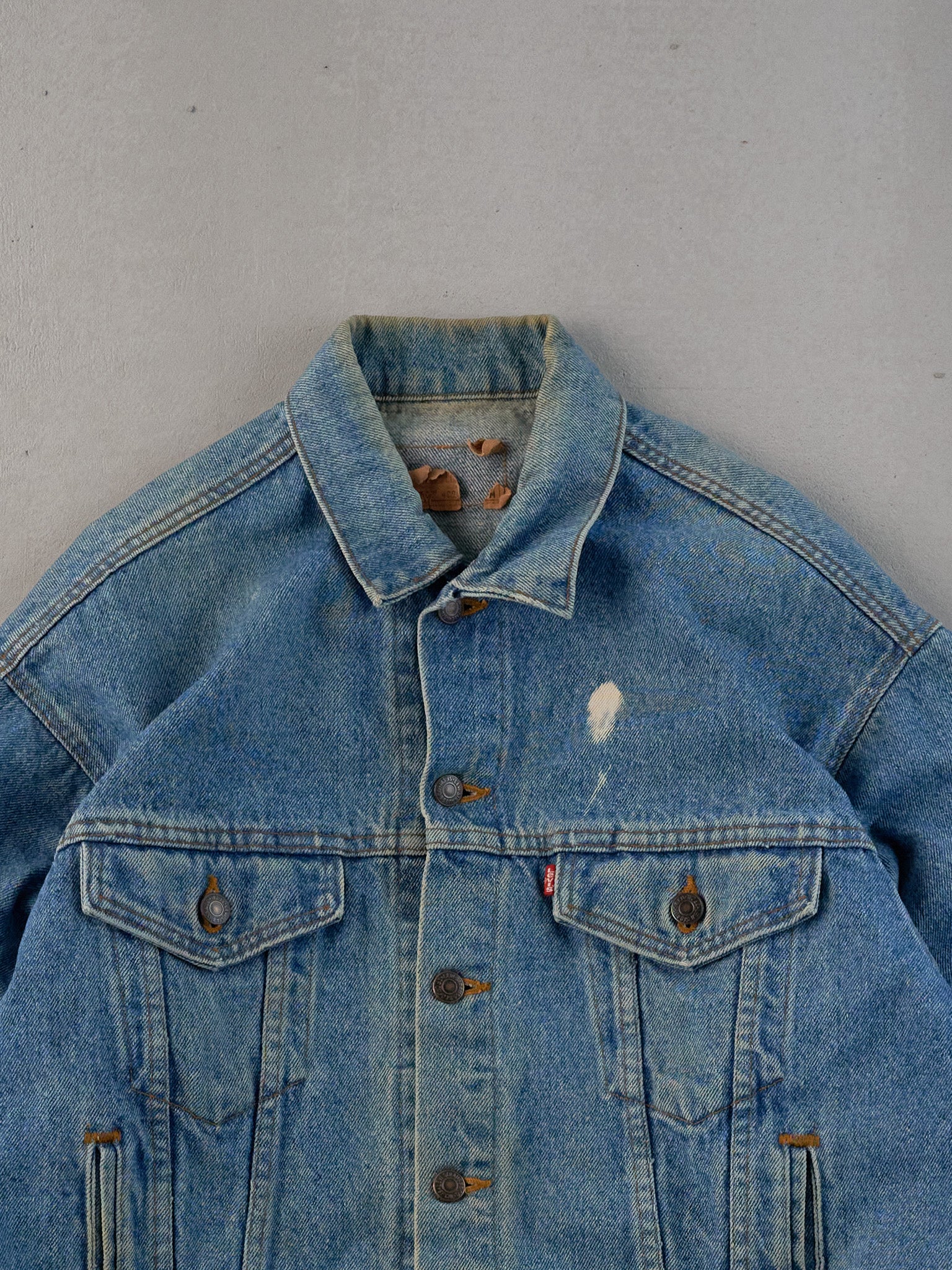 Vintage 90s Light Washed Blue Type 3 Levi's Denim Jacket (M)