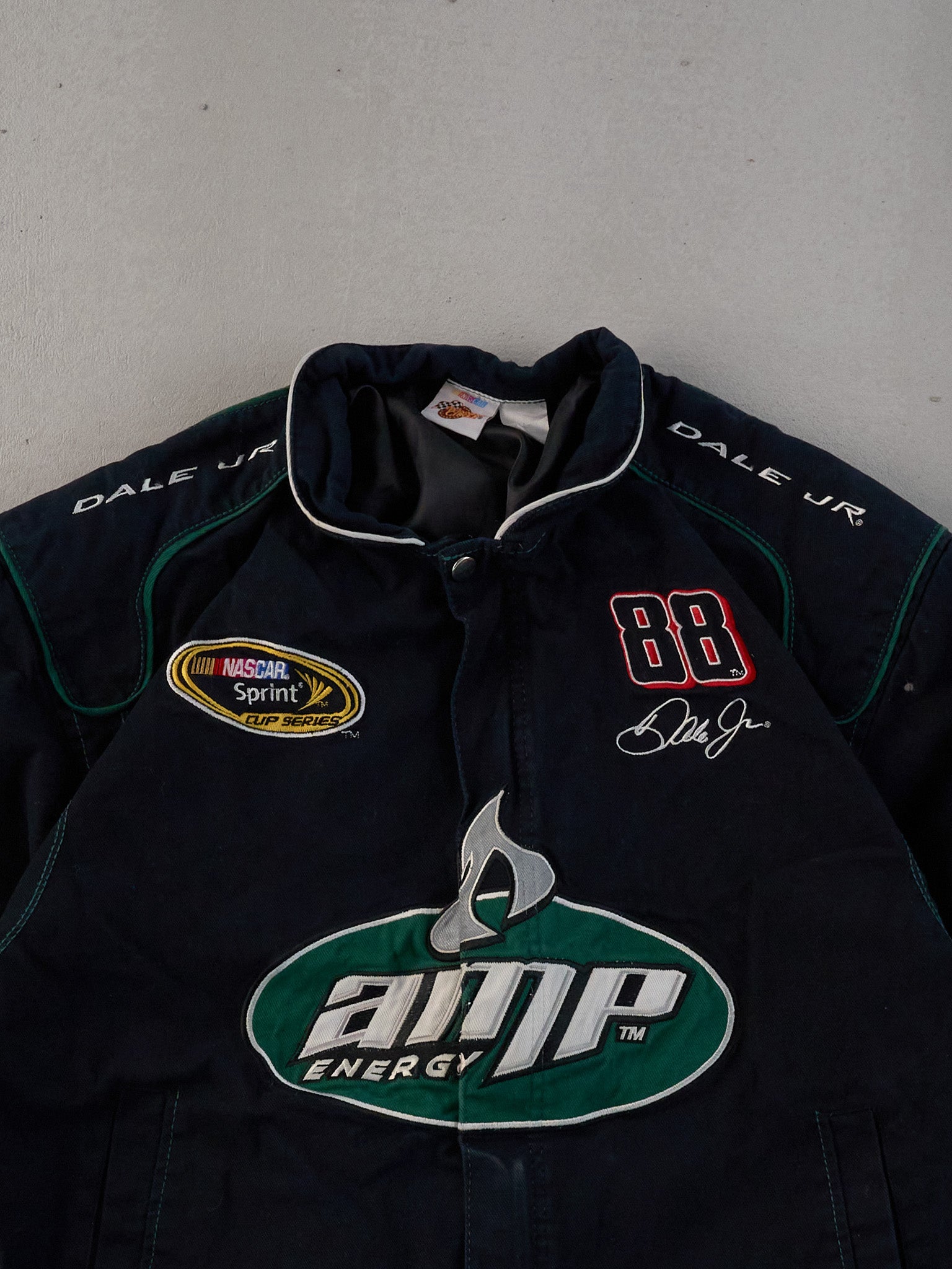 Vintage Black Dale Jr. 88 Amp Energy & National Guard Nascar Jacket (M)