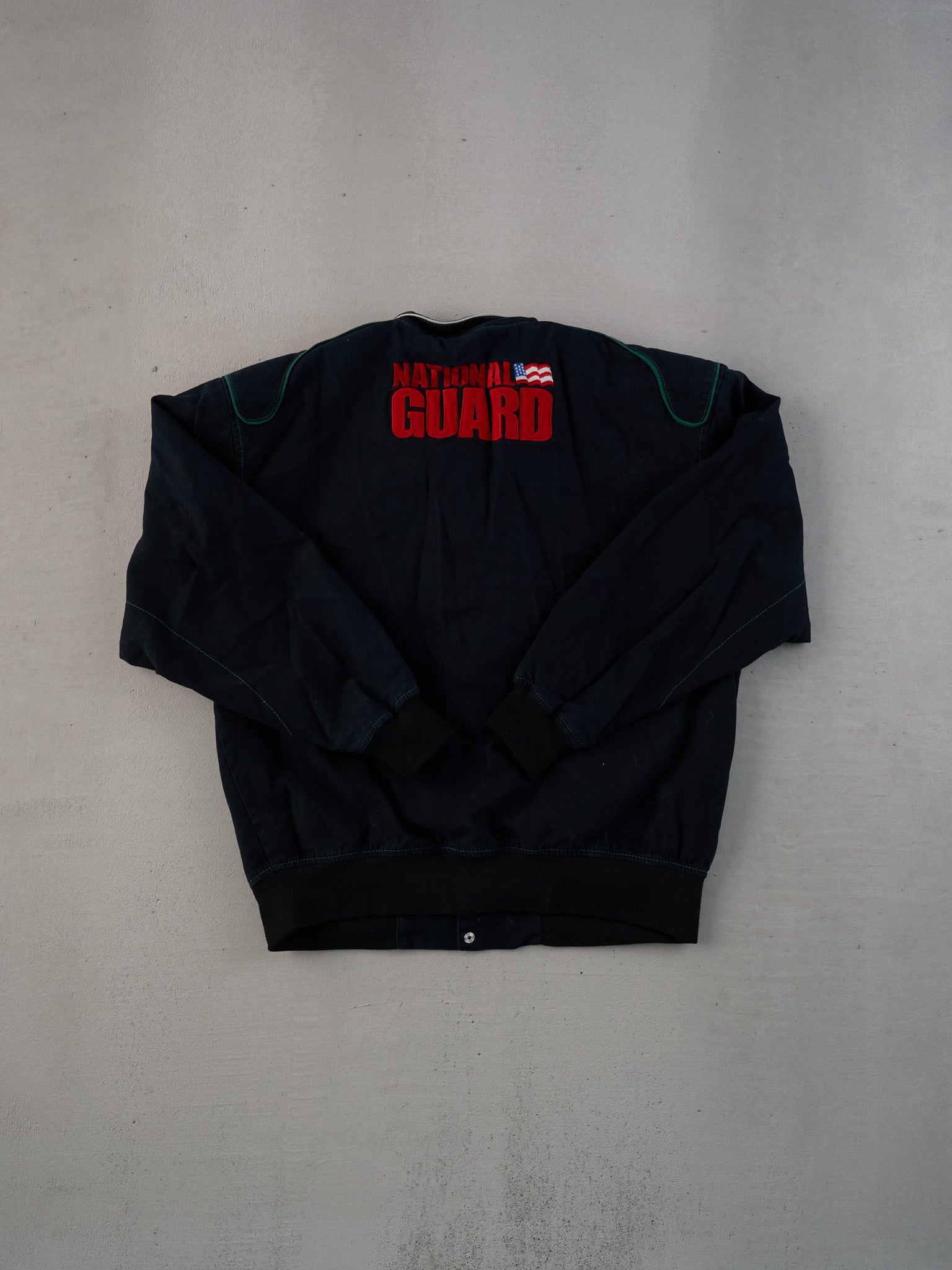Vintage Black Dale Jr. 88 Amp Energy & National Guard Nascar Jacket (M)