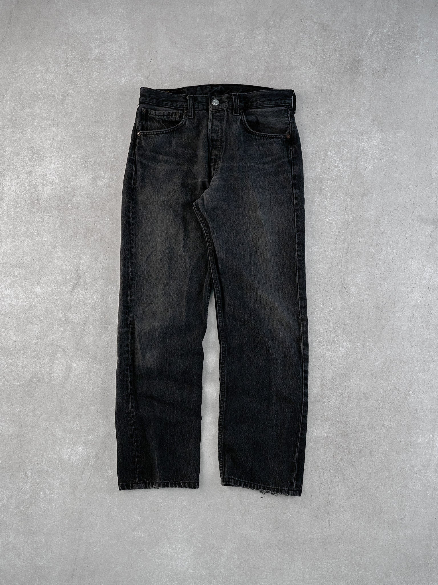 Vintage 90s Black Levi's 501 Denim Jeans (32x32)