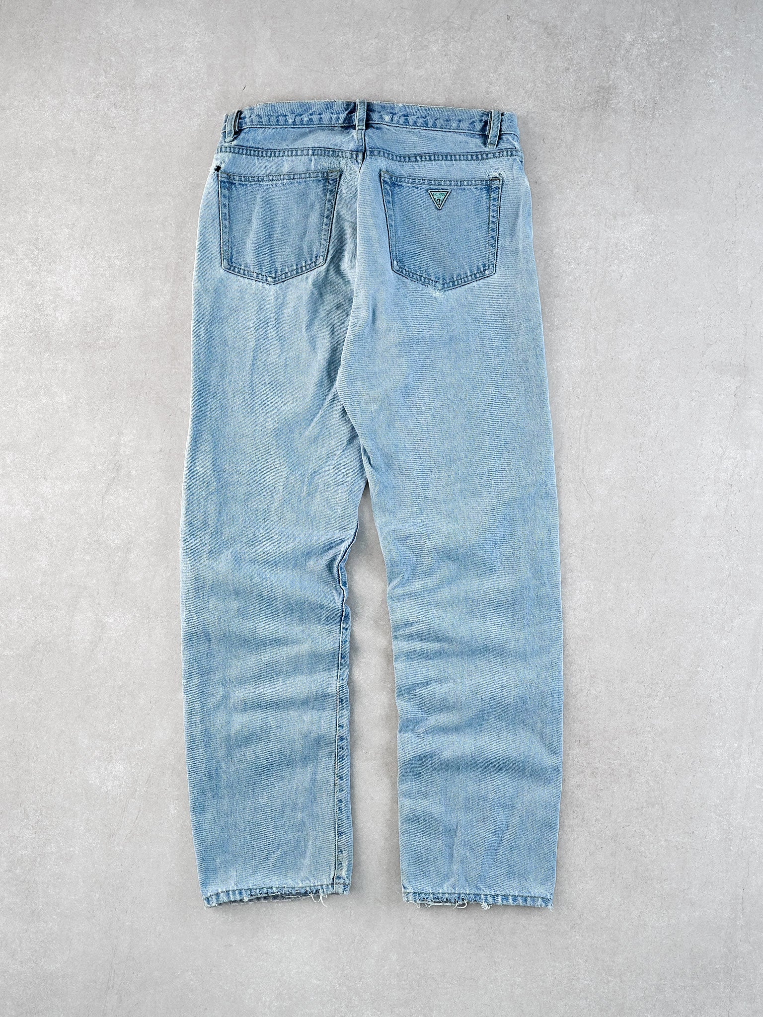 Vintage 90s Light Blue Guess Denim Jeans (34x35)