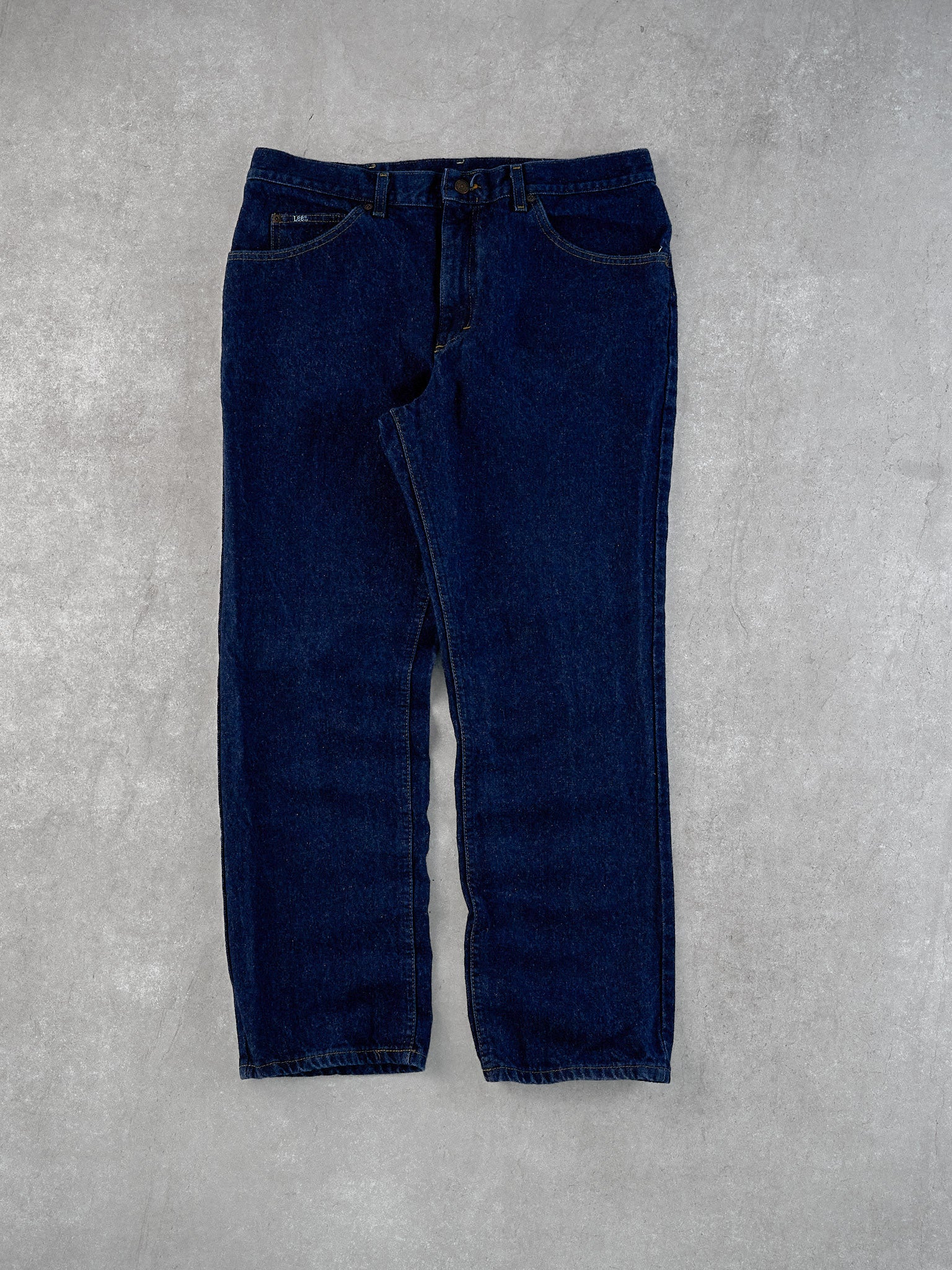 Vintage 90s Dark Blue Lee Denim Jeans (36x30)