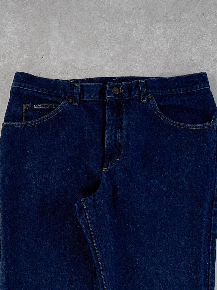 Vintage 90s Dark Blue Lee Denim Jeans (36x30)