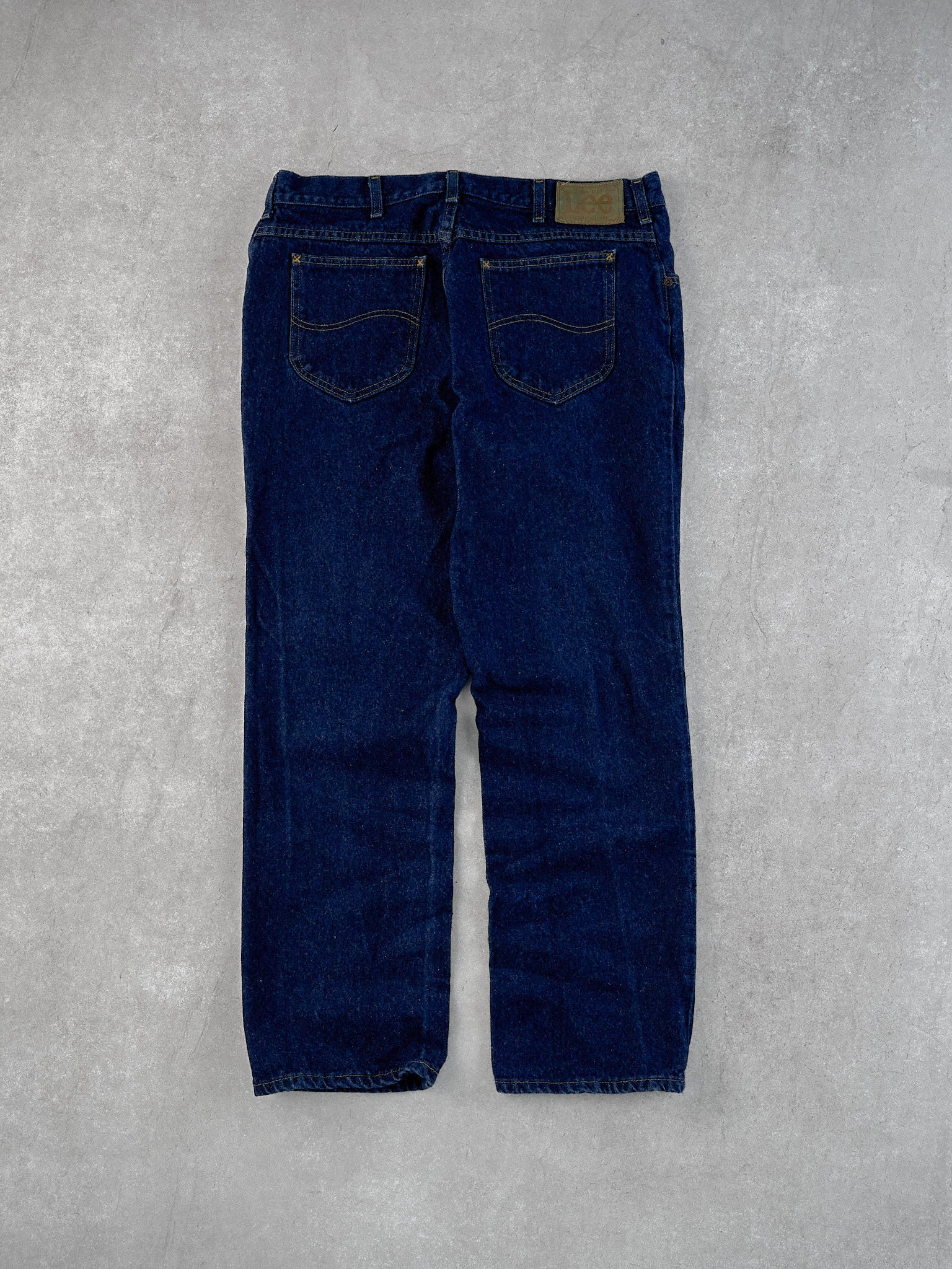 Vintage 90s Dark Blue Lee Denim Jeans (36x30)