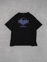 Vintage 89' Black HardRock Cafe Skydome Toronto Graphic Tee (M/L)