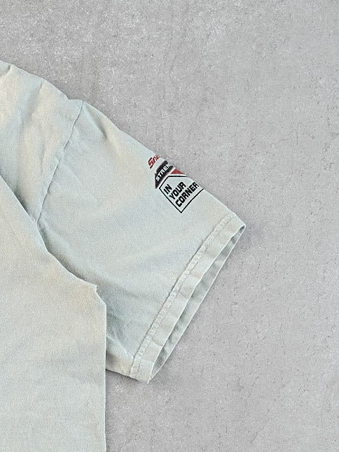 Vintage 90s Off White Snap On Graphic Tee (M)