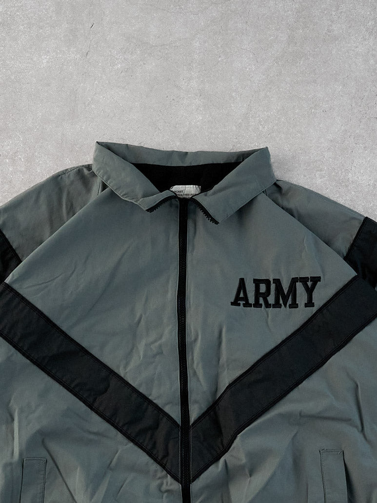Vintage Sage US Army Windbreaker Jacket (XL/XXL)